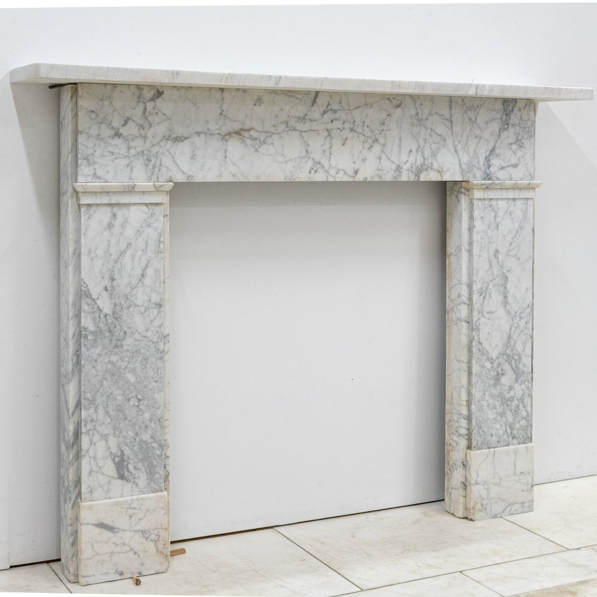 Antique Carrara Marble Late Georgian Fireplace Surround | The Architectural Forum