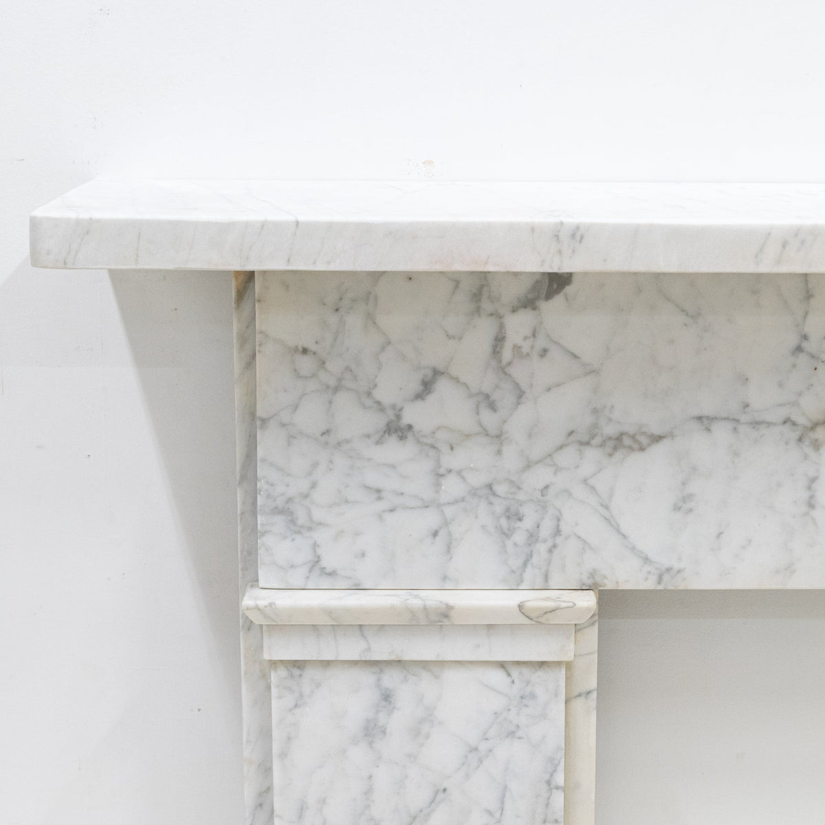 Antique Carrara Marble Late Georgian Fireplace Surround | The Architectural Forum