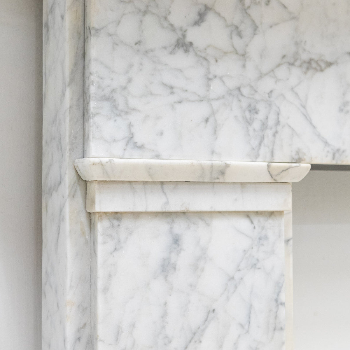 Antique Carrara Marble Late Georgian Fireplace Surround | The Architectural Forum