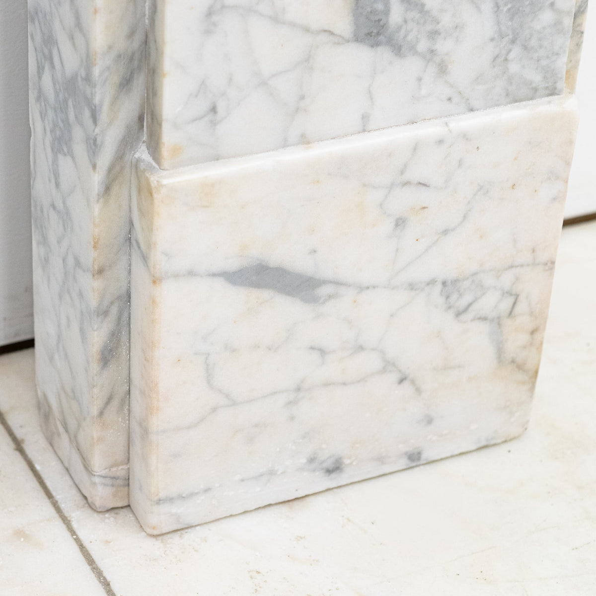 Antique Carrara Marble Late Georgian Fireplace Surround | The Architectural Forum