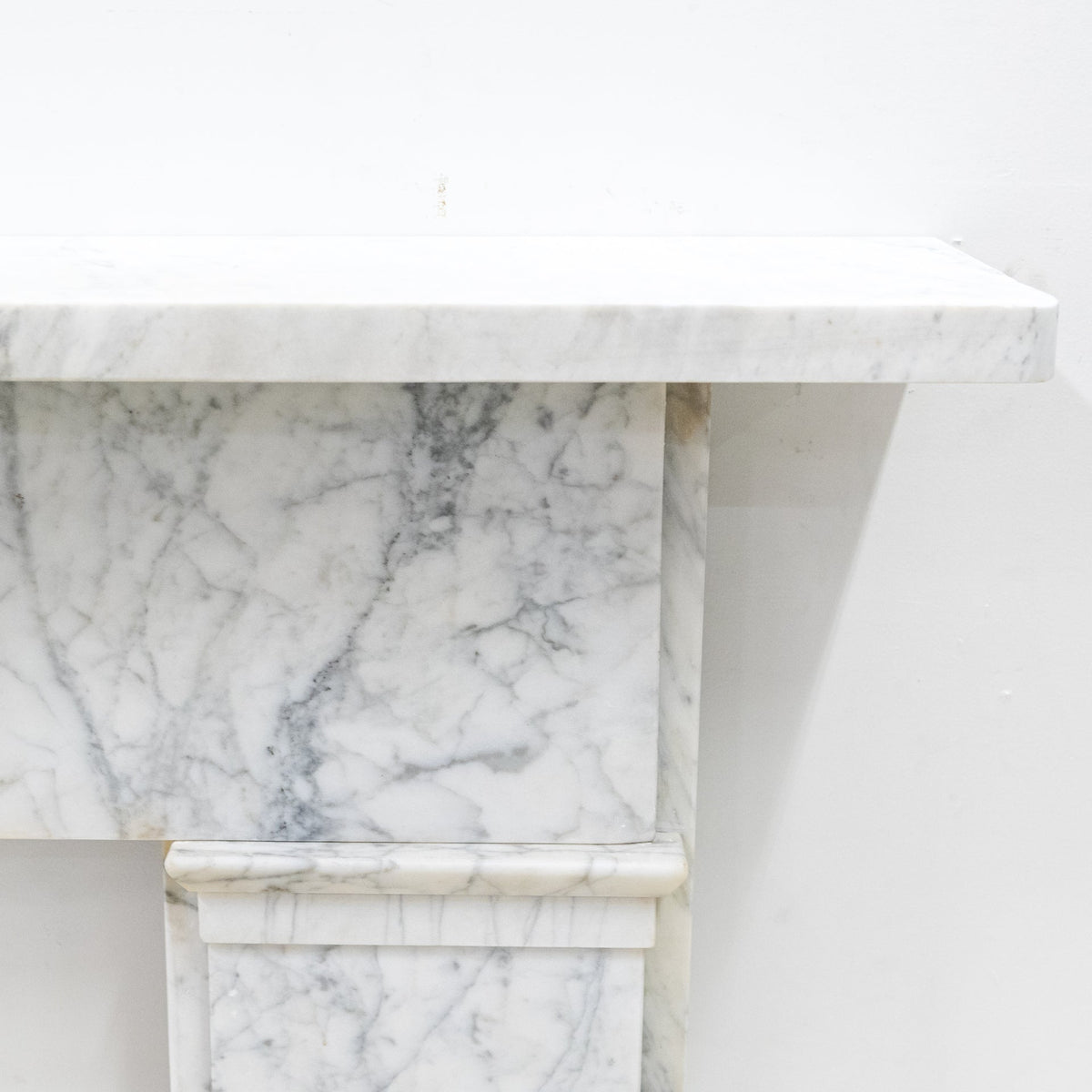 Antique Carrara Marble Late Georgian Fireplace Surround | The Architectural Forum