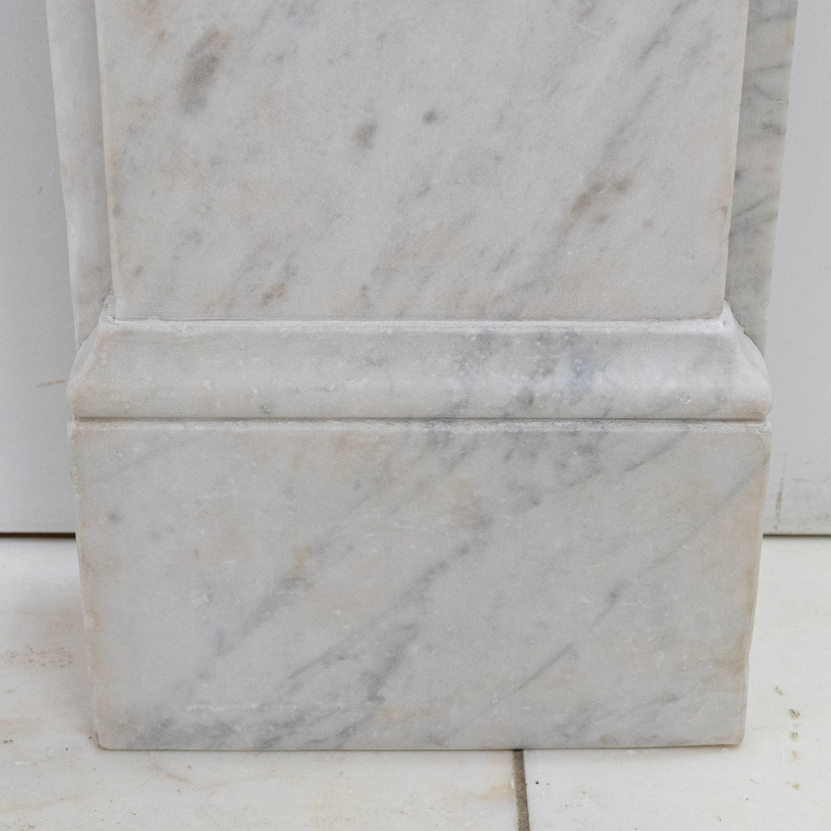 Antique Victorian Carrara Marble Fireplace Surround with Corbels | The Architectural Forum