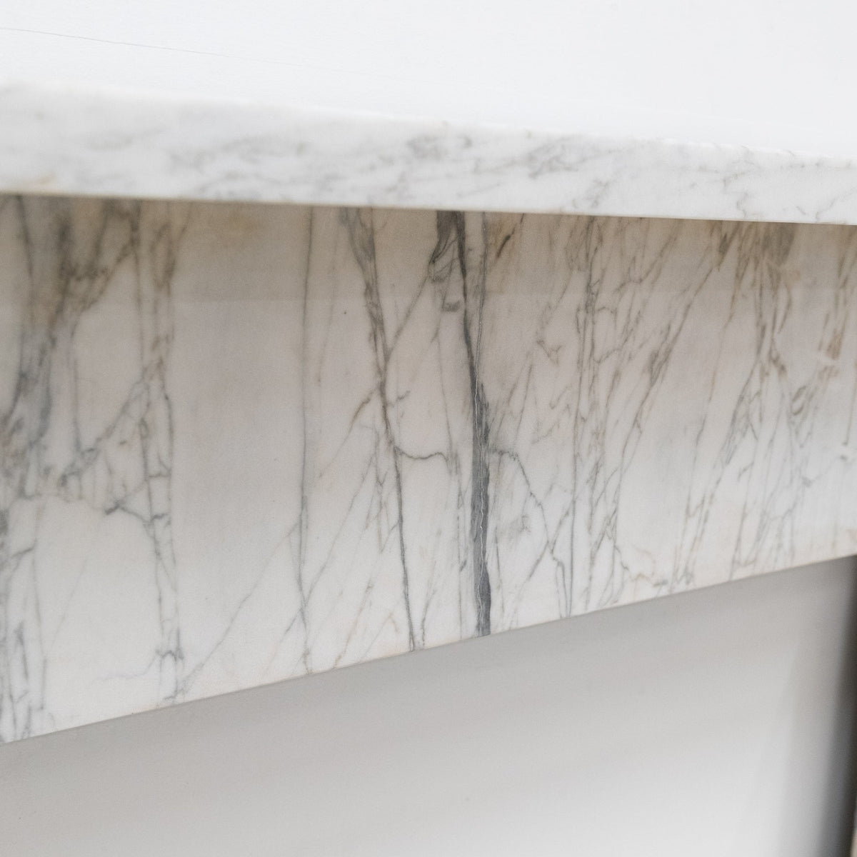 Antique Carrara Marble Late Georgian Fireplace Surround | The Architectural Forum