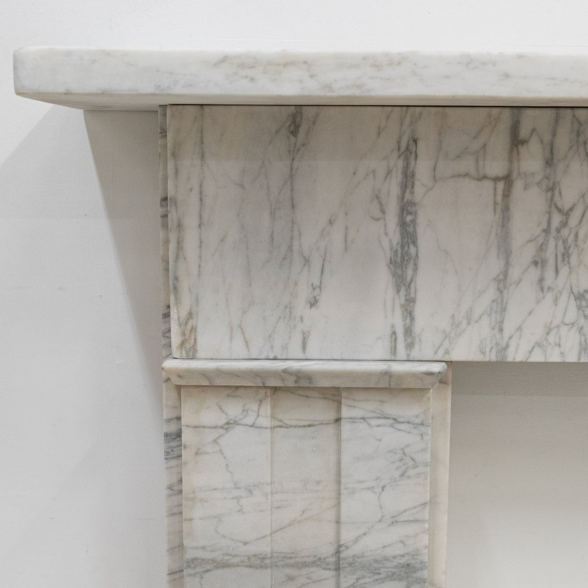 Antique Carrara Marble Late Georgian Fireplace Surround | The Architectural Forum