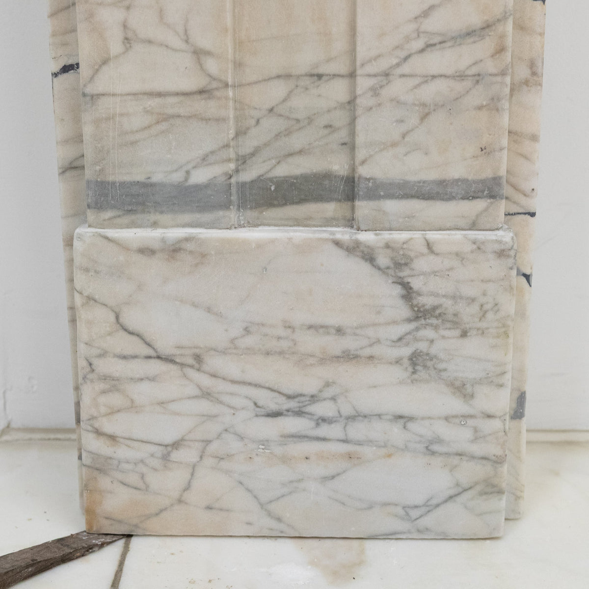 Antique Carrara Marble Late Georgian Fireplace Surround | The Architectural Forum