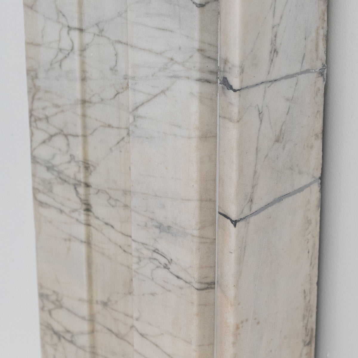 Antique Carrara Marble Late Georgian Fireplace Surround | The Architectural Forum