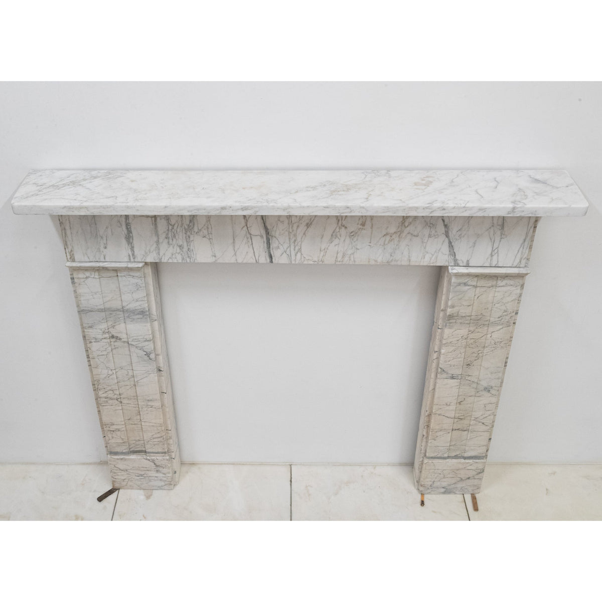 Antique Carrara Marble Late Georgian Fireplace Surround | The Architectural Forum