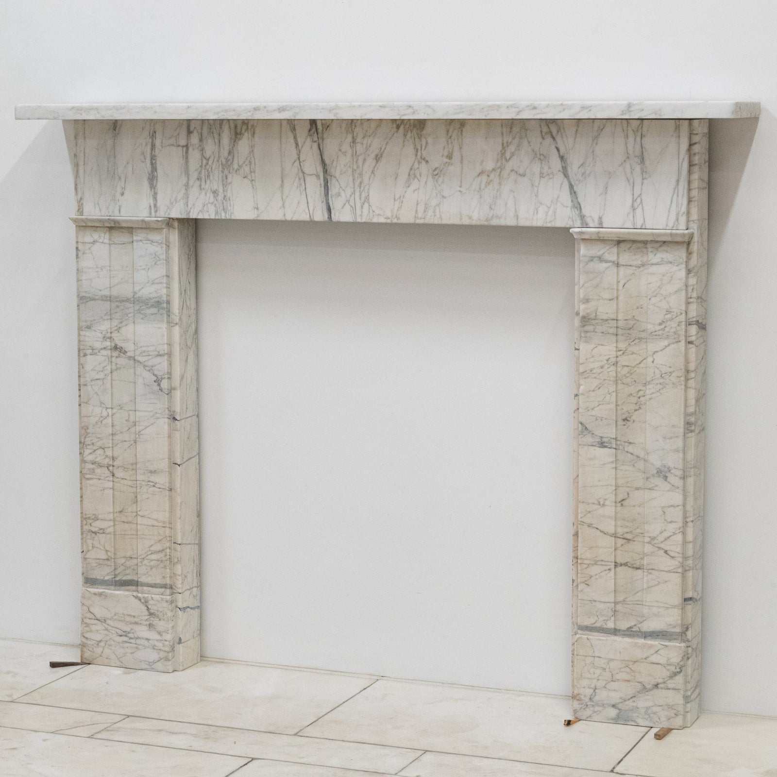Antique Carrara Marble Late Georgian Fireplace Surround | The Architectural Forum