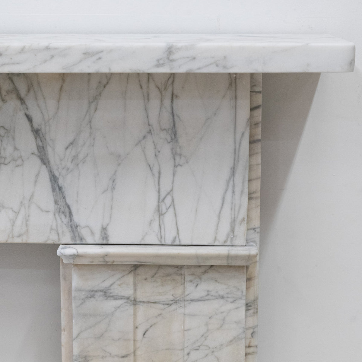 Antique Carrara Marble Late Georgian Fireplace Surround | The Architectural Forum