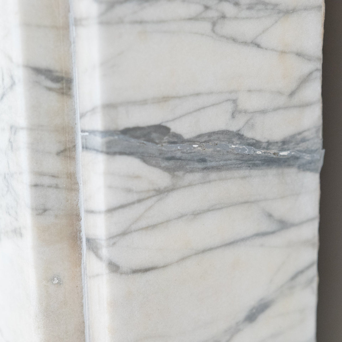 Antique Carrara Marble Late Georgian Fireplace Surround | The Architectural Forum
