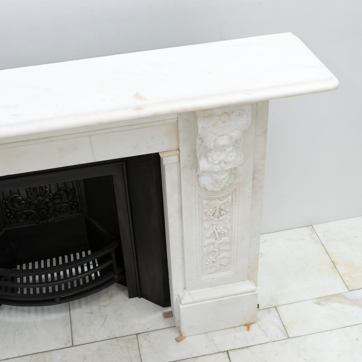 Imposing Victorian Statuary Marble Carved Corbel Chimneypiece | The Architectural Forum