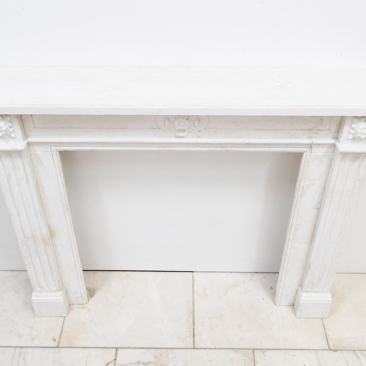 Antique Regency Statuary Marble Fireplace Surround | The Architectural Forum