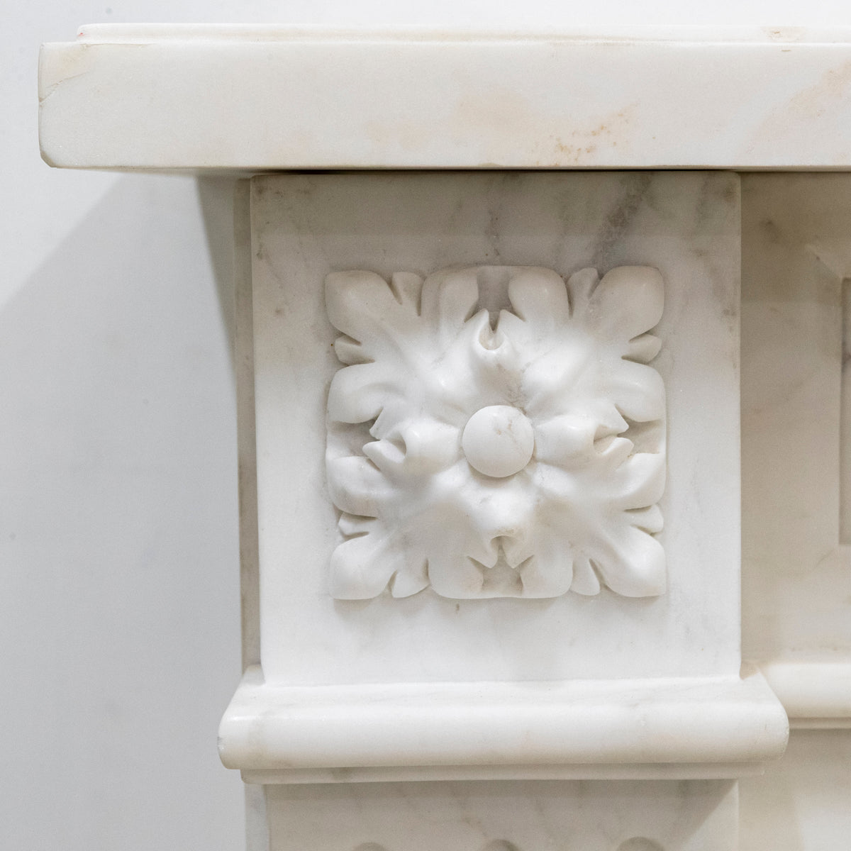 Antique Regency Statuary Marble Fireplace Surround | The Architectural Forum