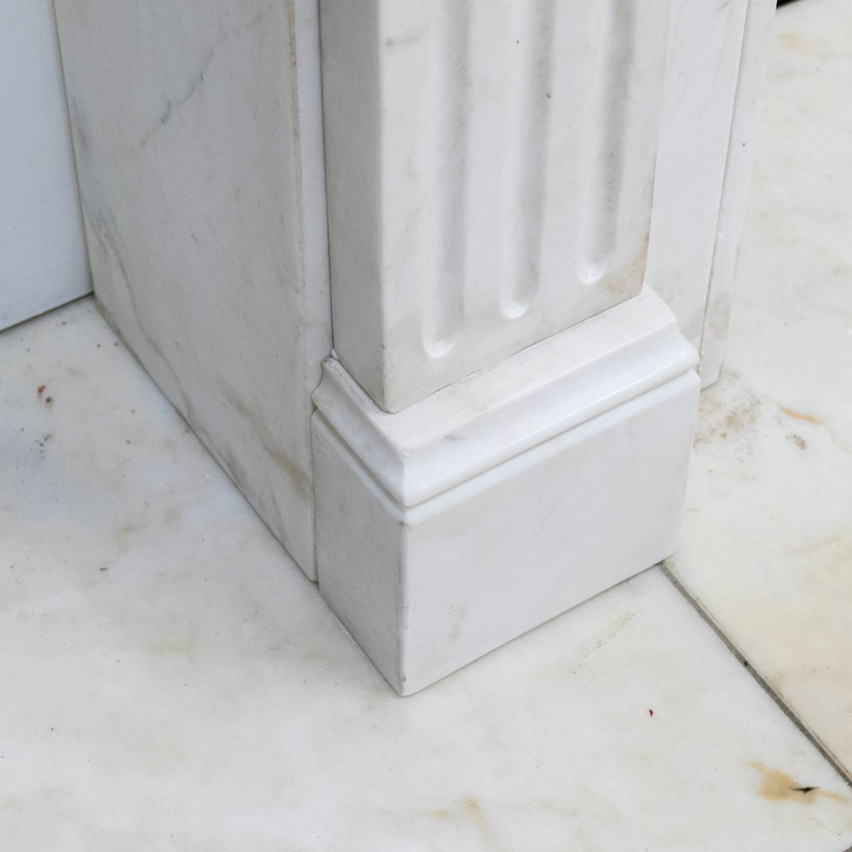 Antique Regency Statuary Marble Fireplace Surround | The Architectural Forum