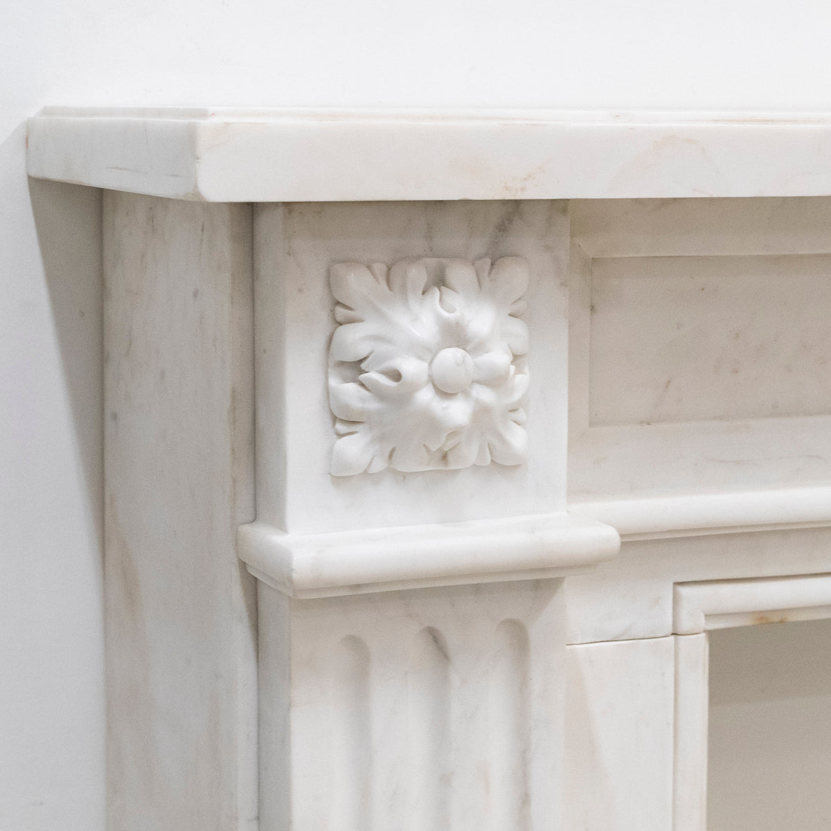 Antique Regency Statuary Marble Fireplace Surround | The Architectural Forum