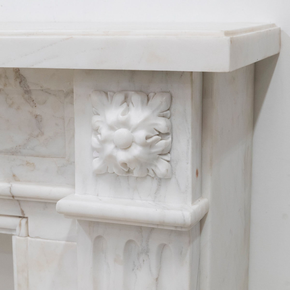 Antique Regency Statuary Marble Fireplace Surround | The Architectural Forum