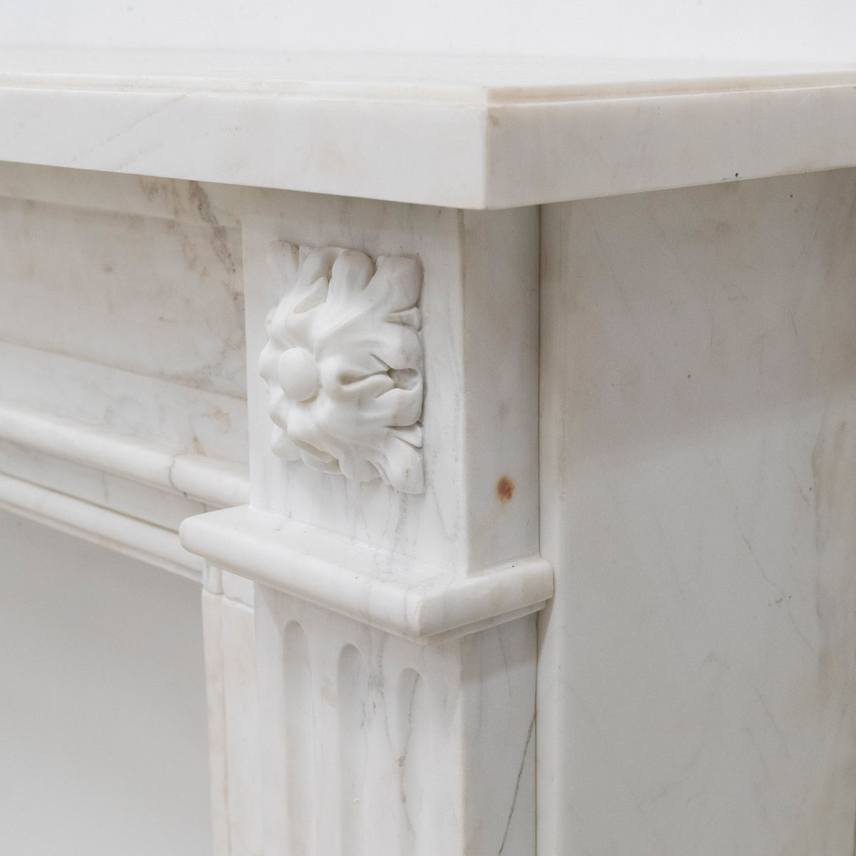 Antique Regency Statuary Marble Fireplace Surround | The Architectural Forum