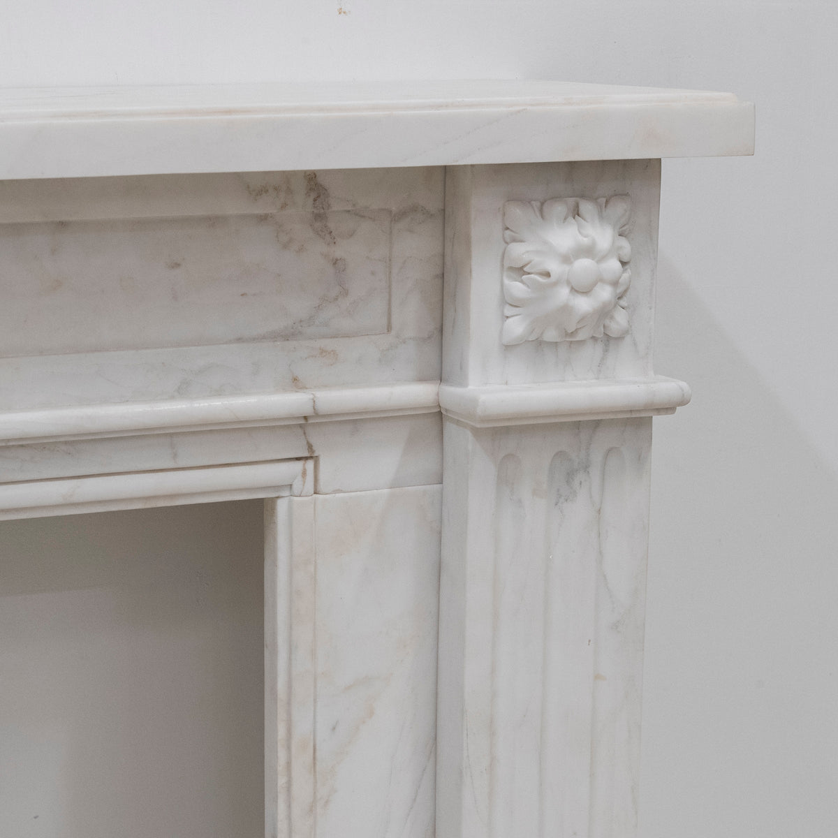 Antique Regency Statuary Marble Fireplace Surround | The Architectural Forum