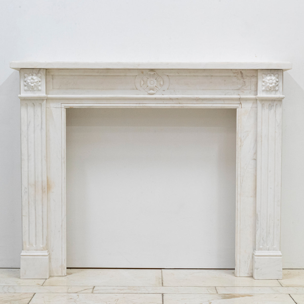 Antique Regency Statuary Marble Fireplace Surround | The Architectural Forum