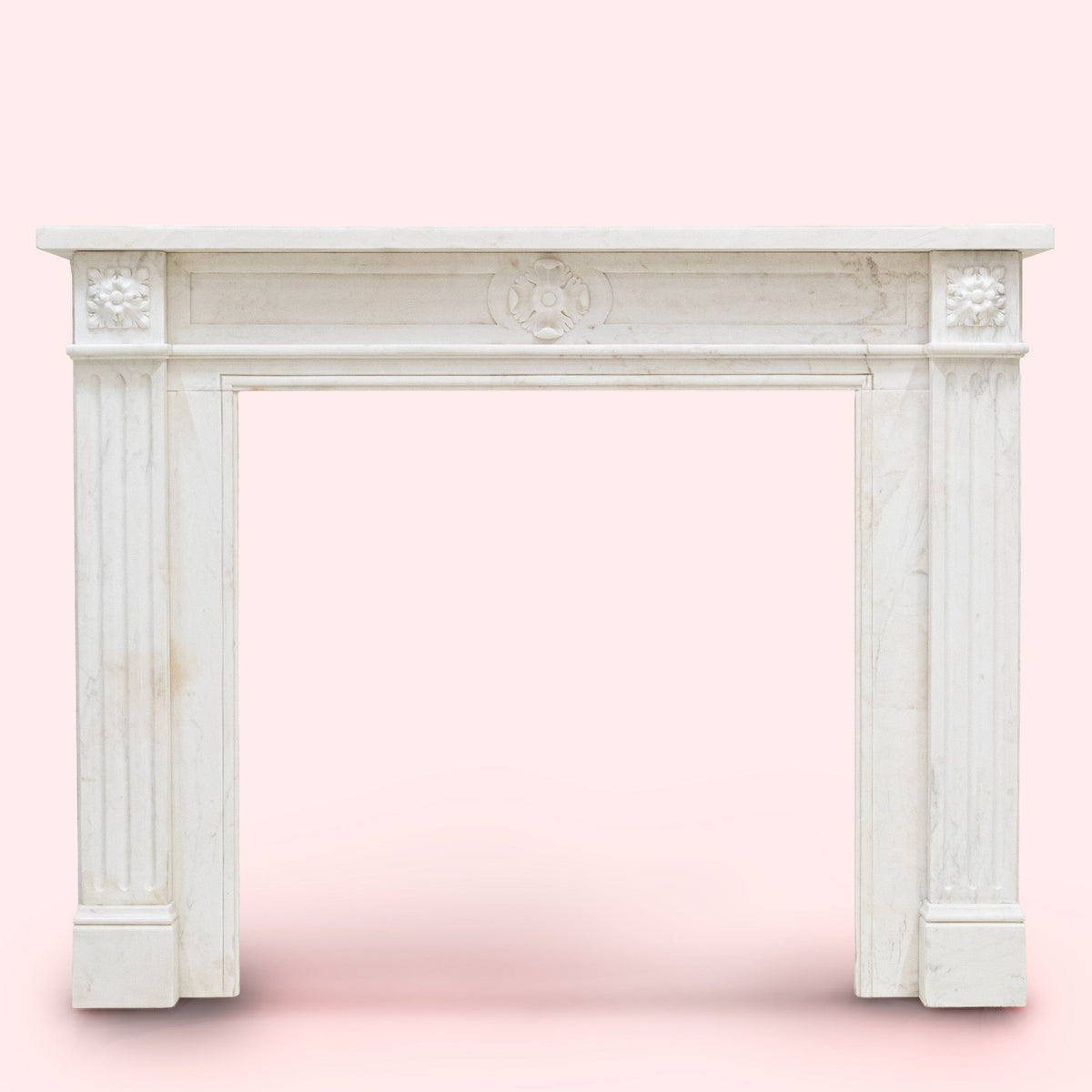 Antique Regency Statuary Marble Fireplace Surround | The Architectural Forum