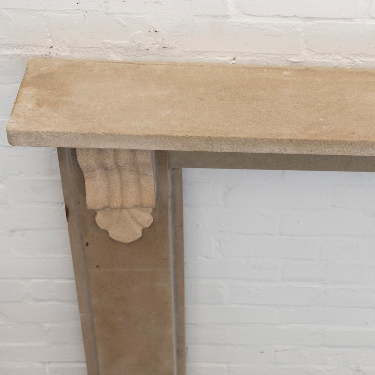 Antique Victorian Carved Stone Surround with Corbels | The Architectural Forum