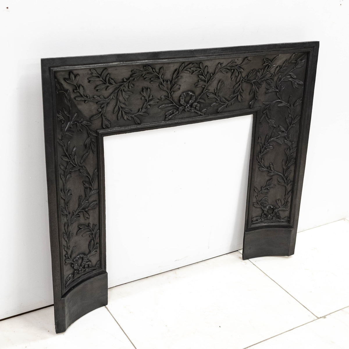 Cast Iron Louis XVI Style Fireplace Insert