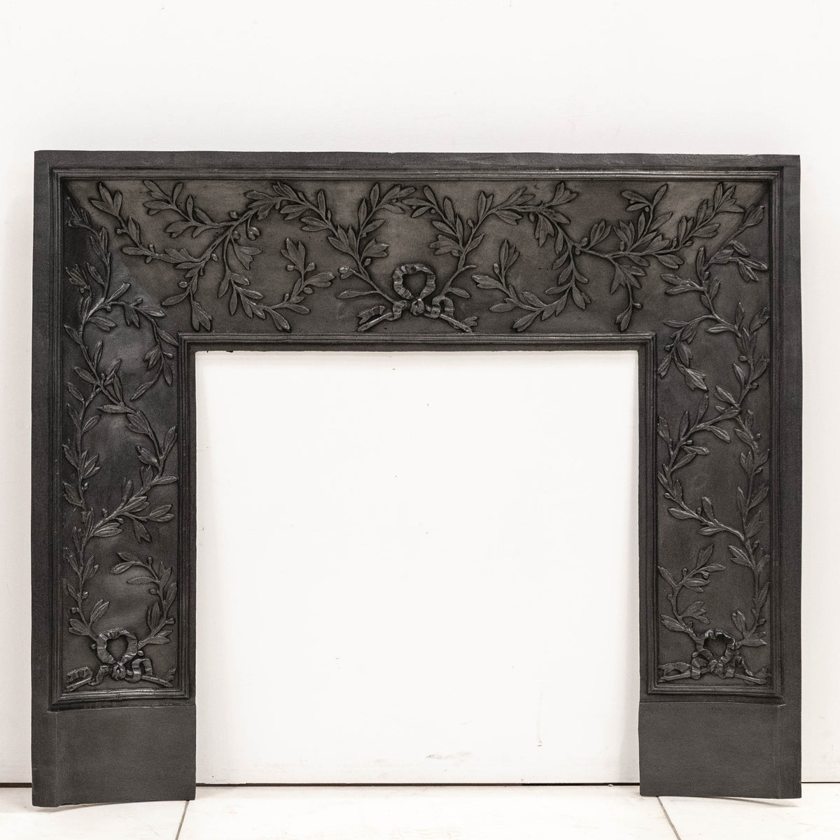 Cast Iron Louis XVI Style Fireplace Insert