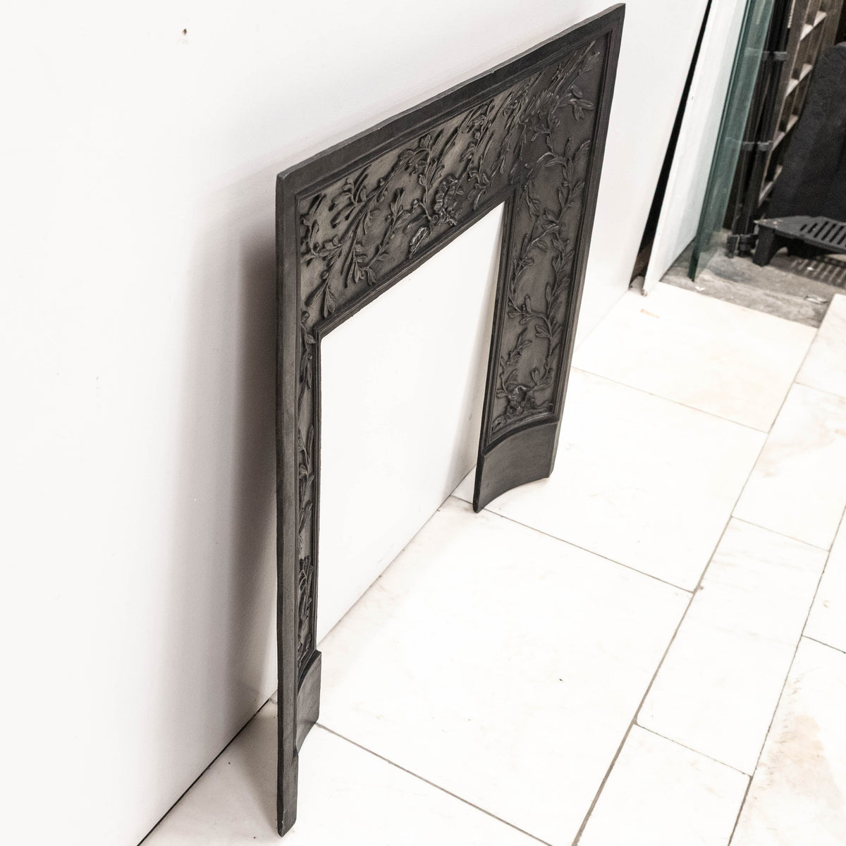 Cast Iron Louis XVI Style Fireplace Insert