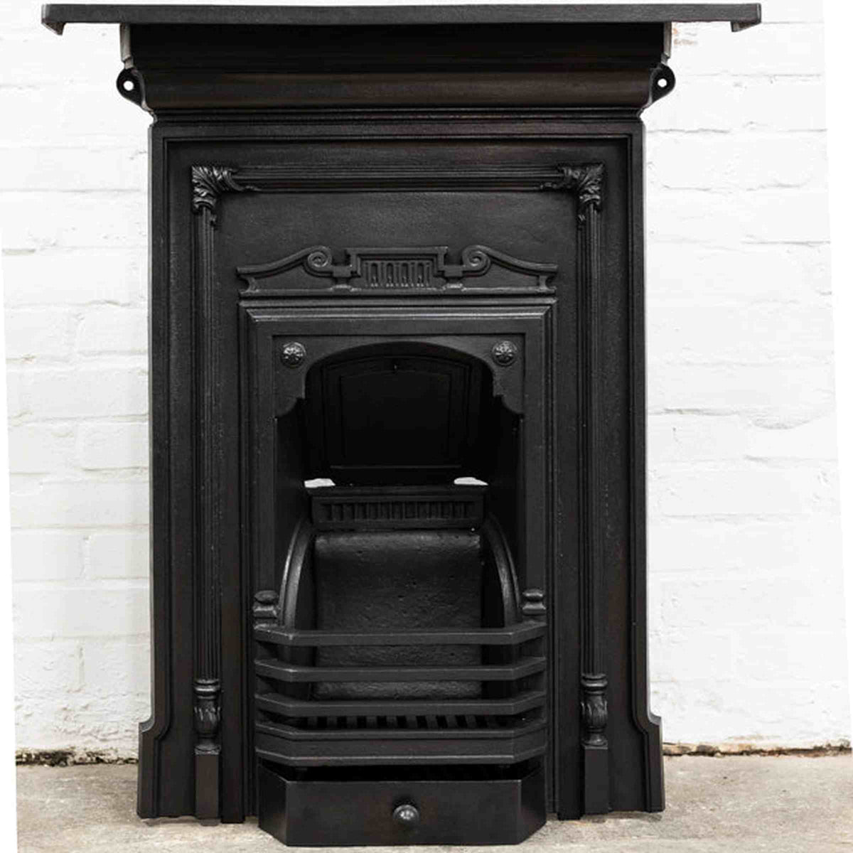 Antique Cast Iron Combination Fireplace | The Architectural Forum