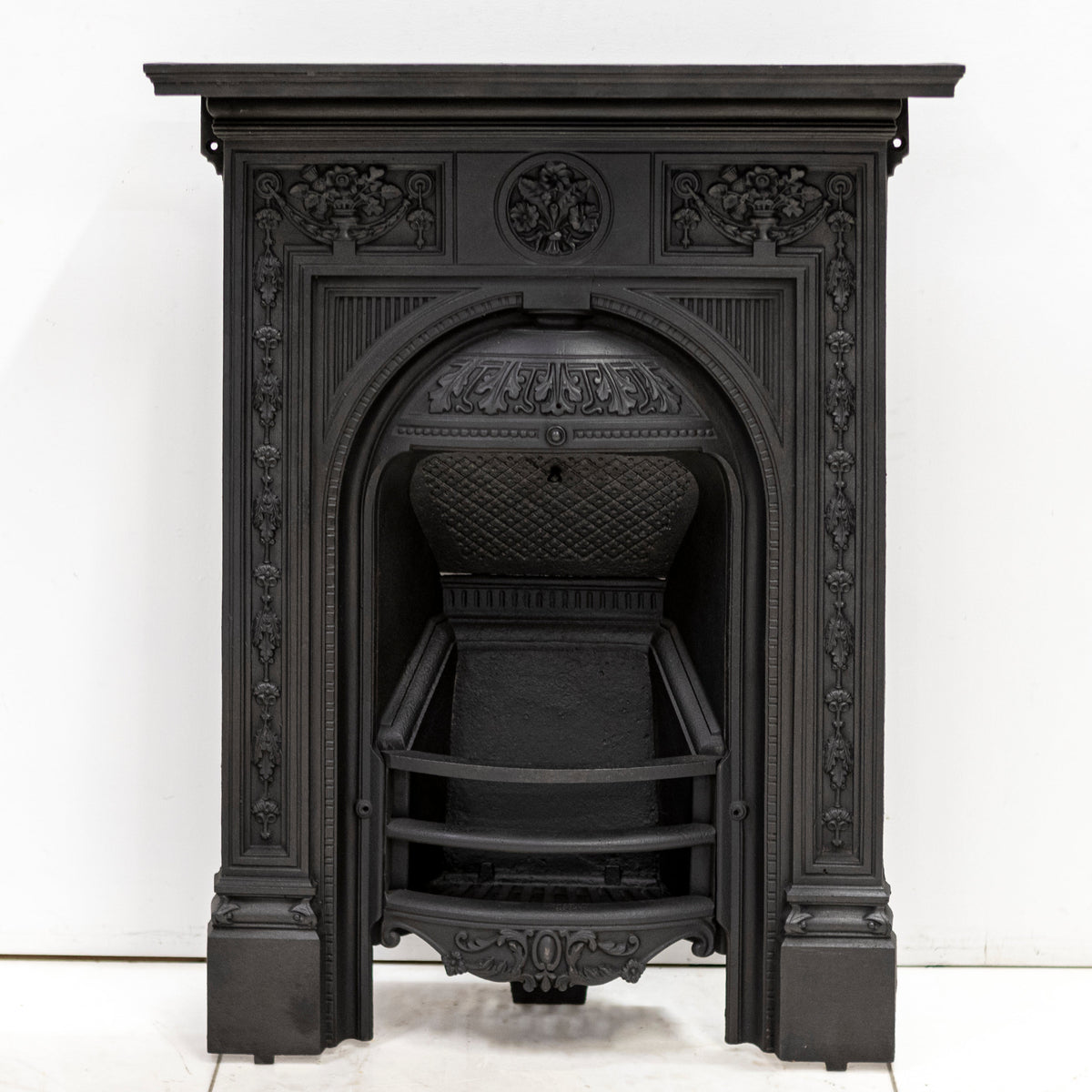 Antique Cast Iron Combination Fireplace | The Architectural Forum