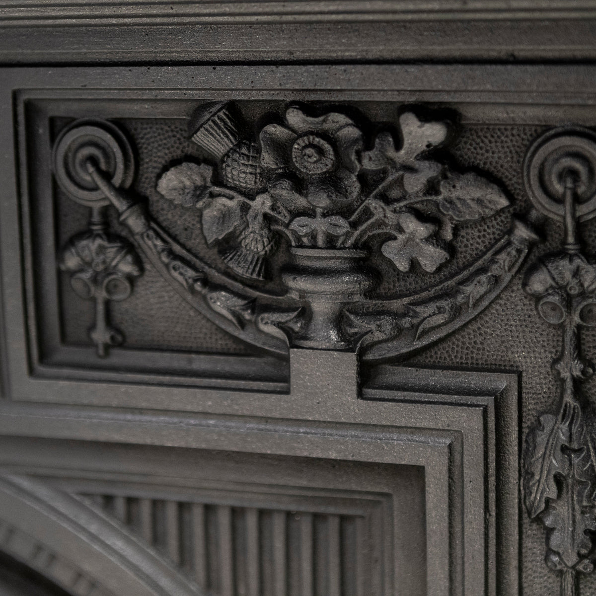 Antique Cast Iron Combination Fireplace | The Architectural Forum