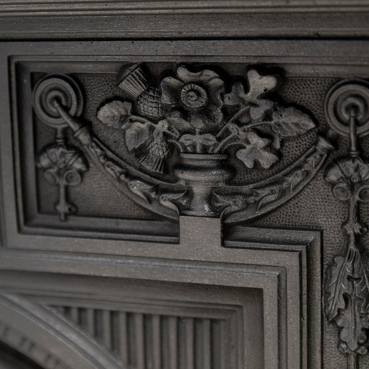 Antique Cast Iron Combination Fireplace | The Architectural Forum