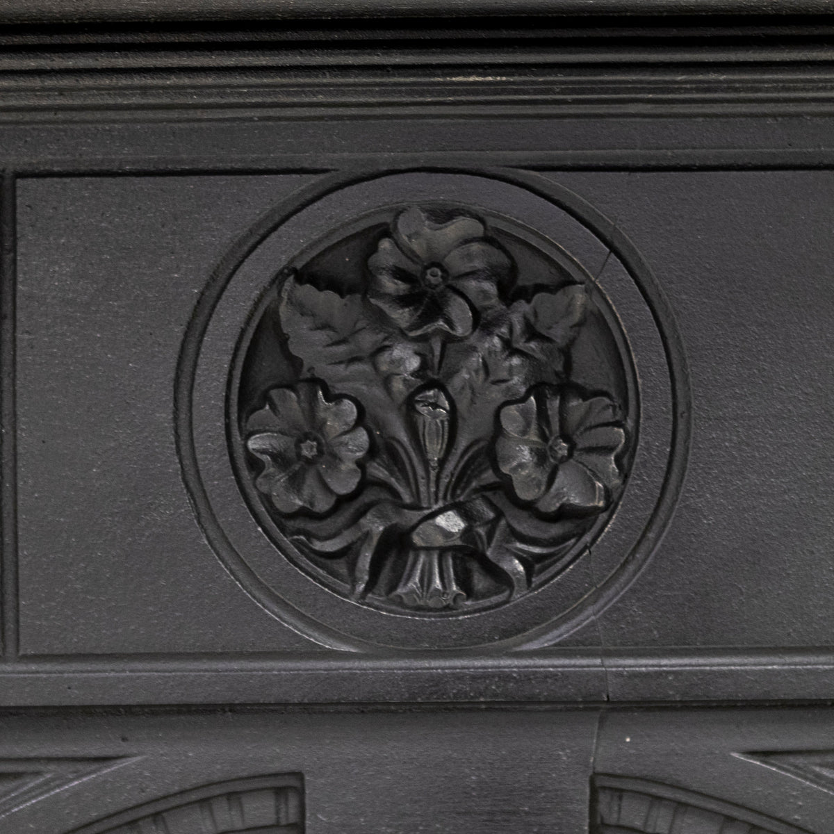 Antique Cast Iron Combination Fireplace | The Architectural Forum