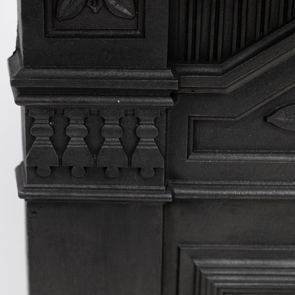 Antique Cast Iron "The Daisy" Combination Fireplace
