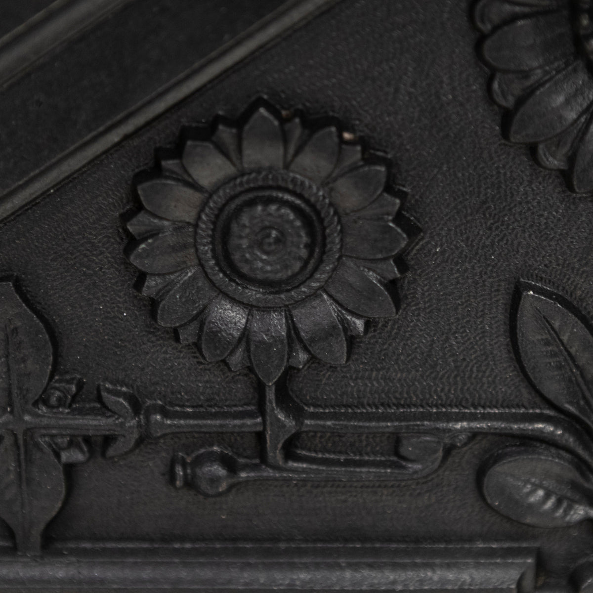 Antique Cast Iron "The Daisy" Combination Fireplace | The Architectural Forum
