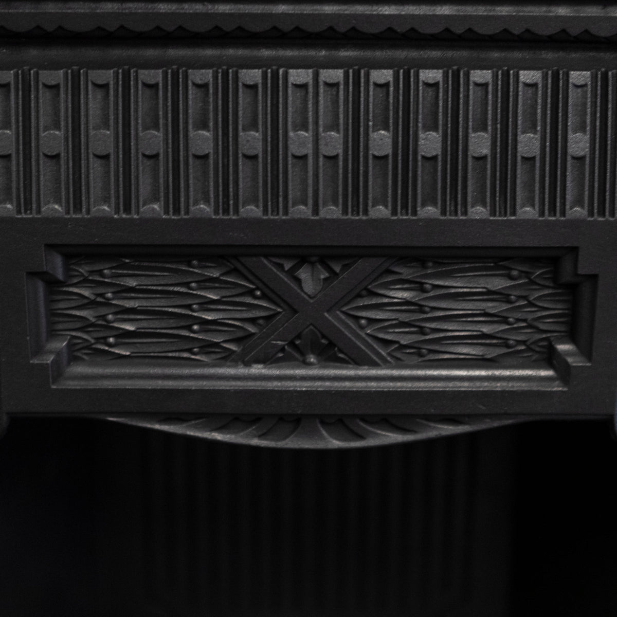 Antique Cast Iron Combination Fireplace | The Architectural Forum