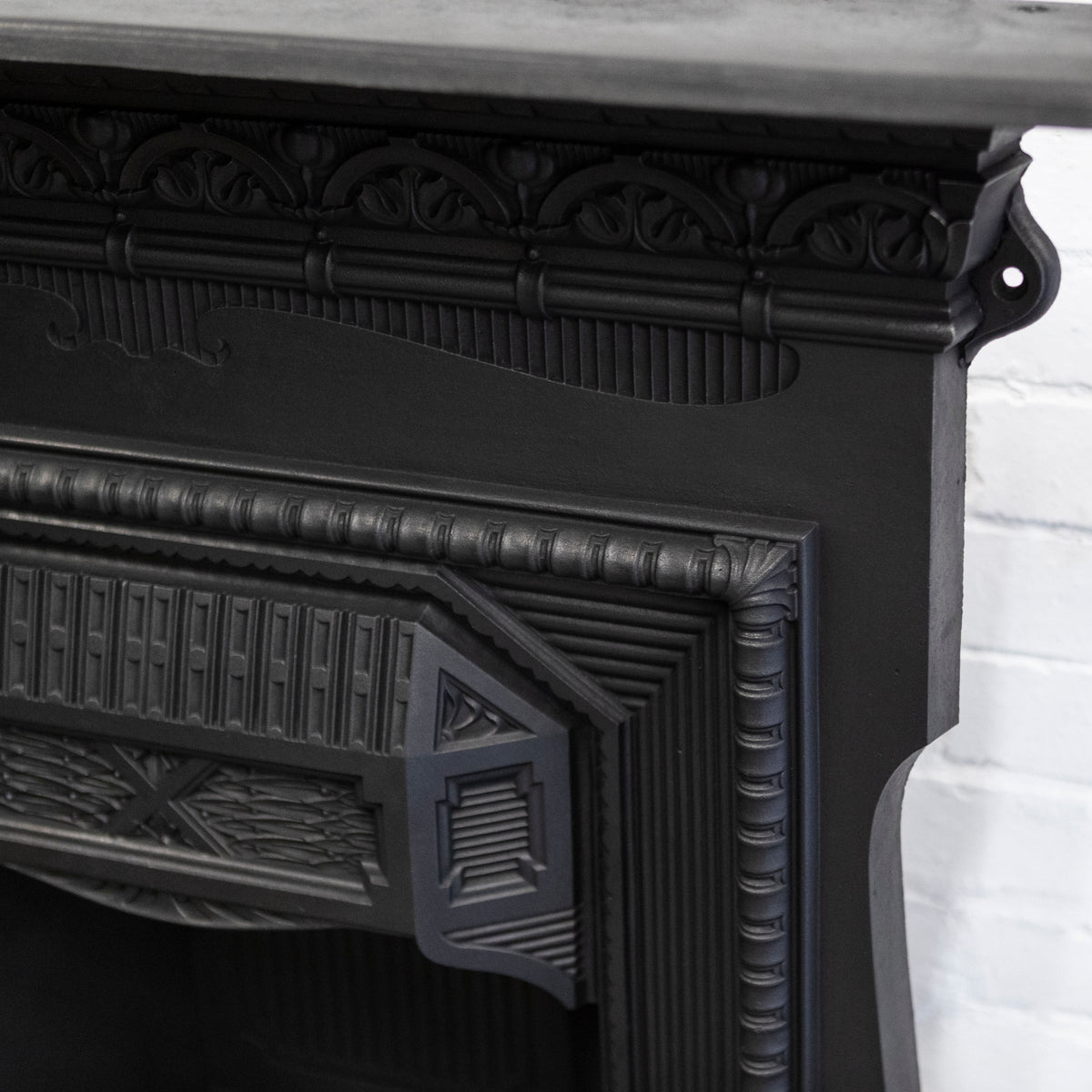 Antique Cast Iron Combination Fireplace | The Architectural Forum