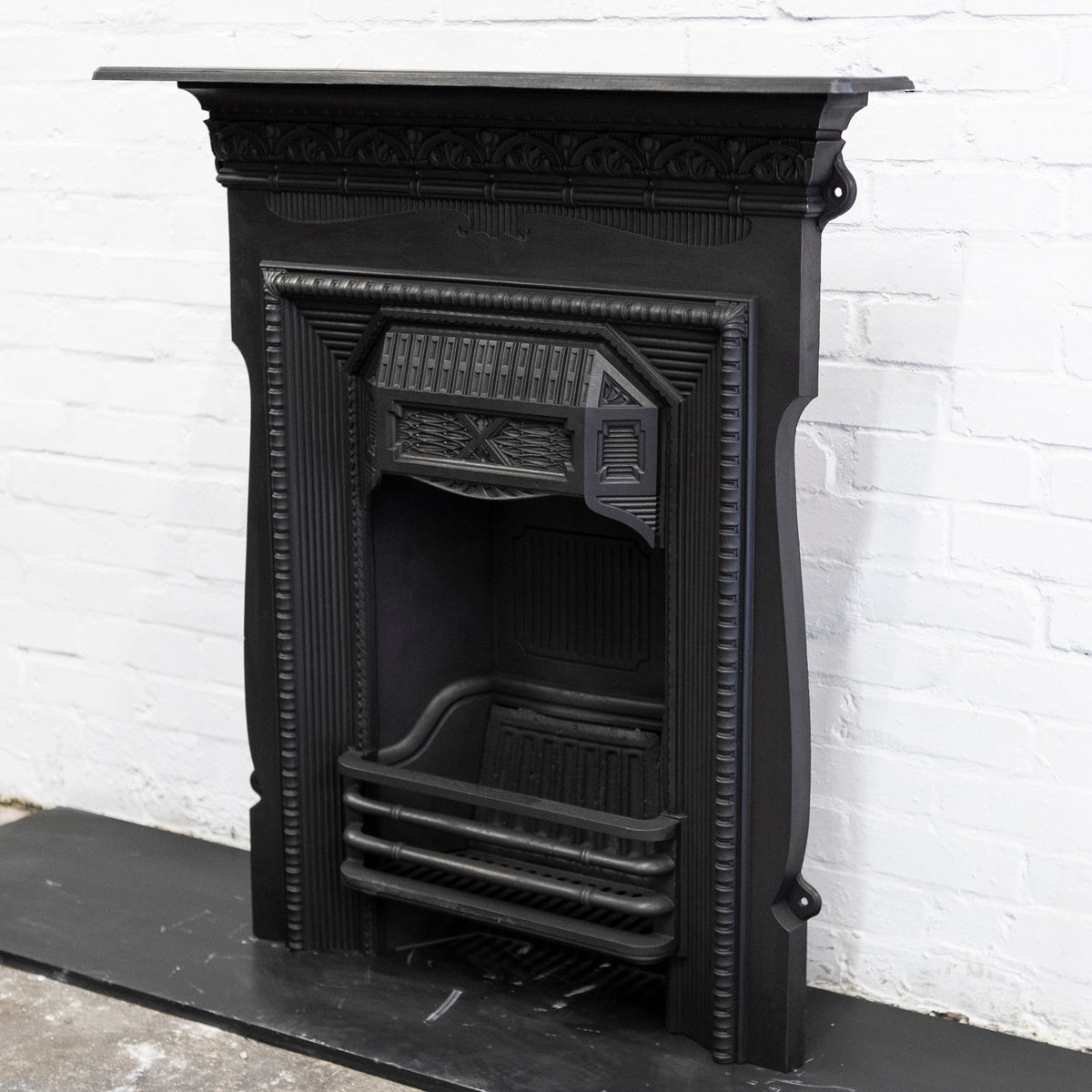 Antique Cast Iron Combination Fireplace | The Architectural Forum