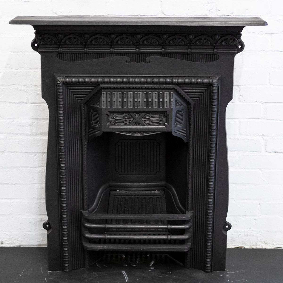 Antique Cast Iron Combination Fireplace | The Architectural Forum