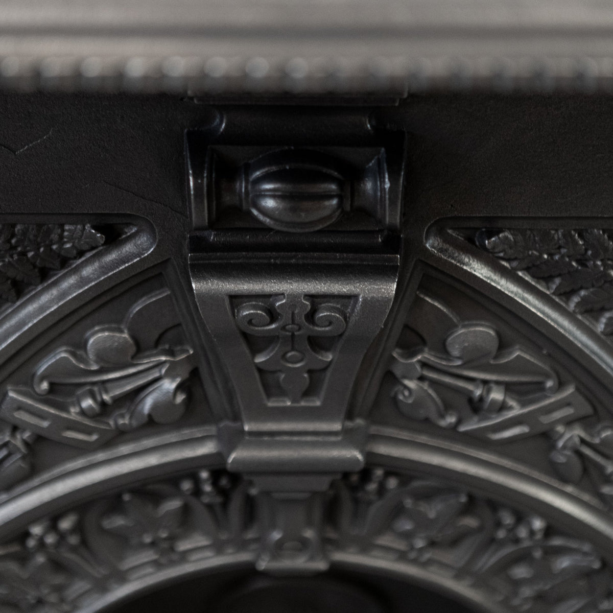 Antique Ornate Cast Iron Combination Fireplace | The Architectural Forum