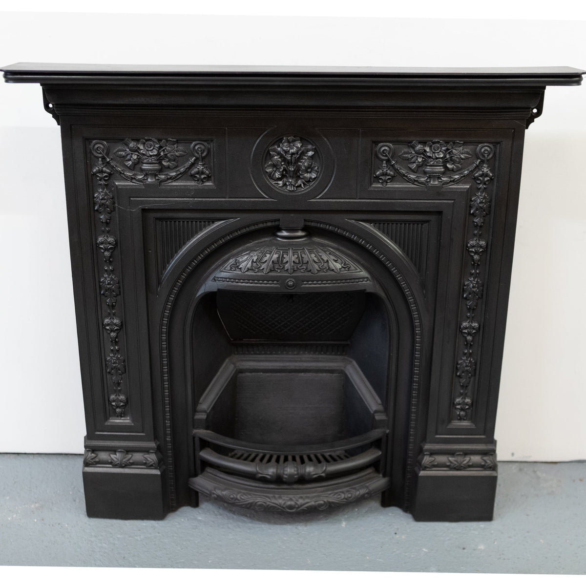 Antique Victorian Cast Iron Combination Fireplace | The Architectural Forum