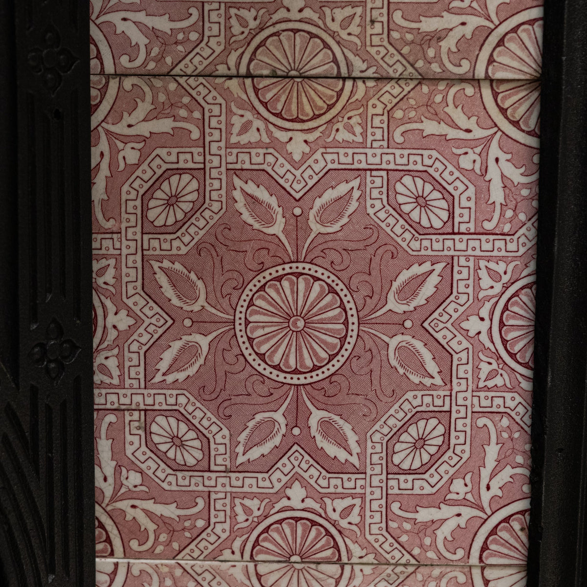 Antique Victorian Tiled Cast Iron Combination Fireplace | The Architectural Forum