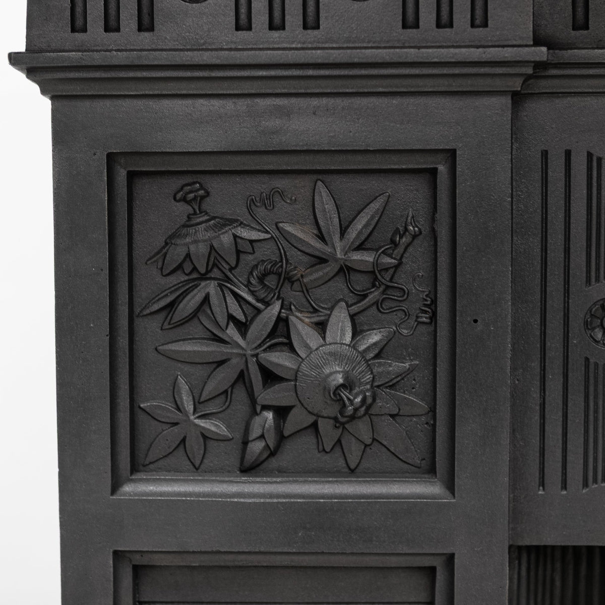 Antique Victorian Cast Iron Combination Fireplace with Eagle Motif | The Architectural Forum