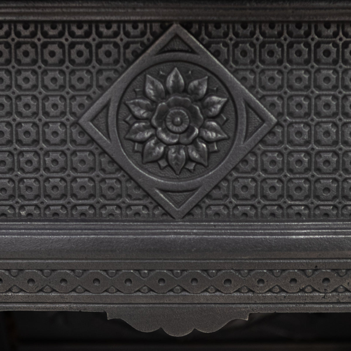 Antique Victorian Cast Iron Combination Fireplace with Eagle Motif | The Architectural Forum