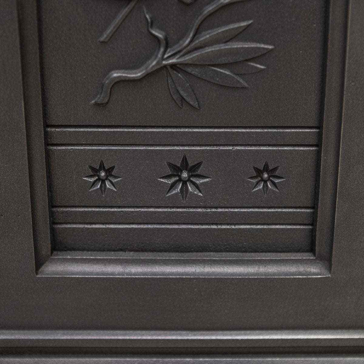 Antique Victorian Cast Iron Combination Fireplace with Eagle Motif | The Architectural Forum