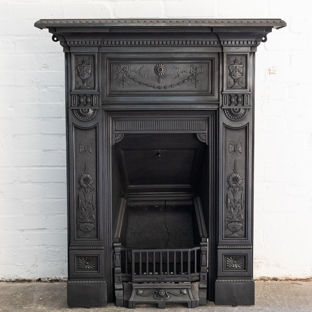 Antique Cast Iron Combination Fireplace | The Architectural Forum