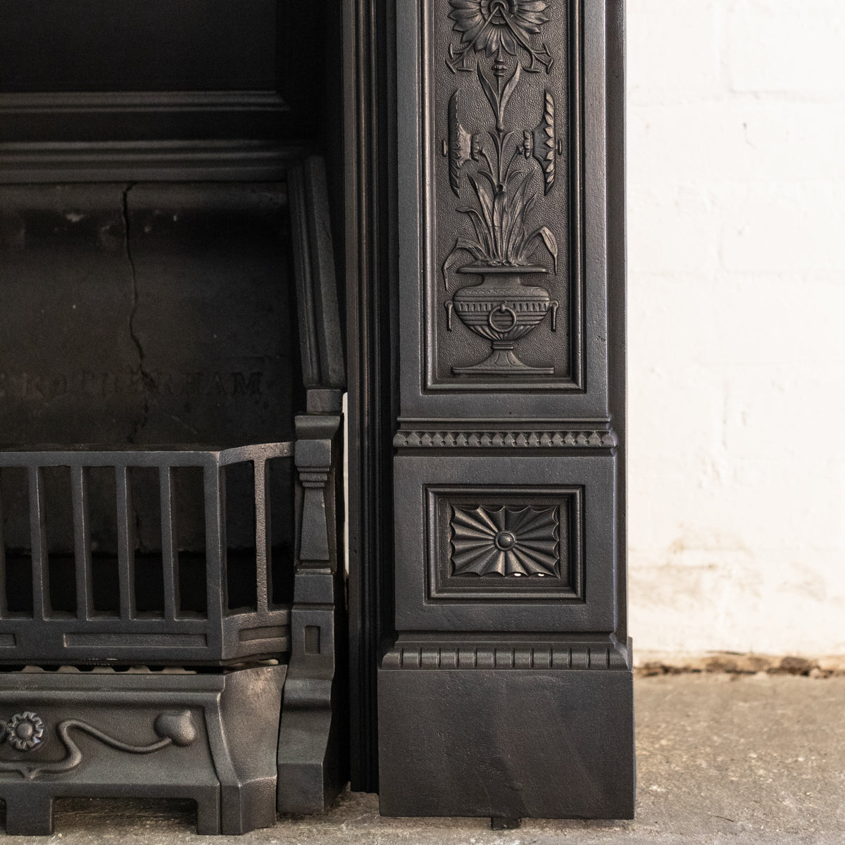 Antique Cast Iron Combination Fireplace | The Architectural Forum