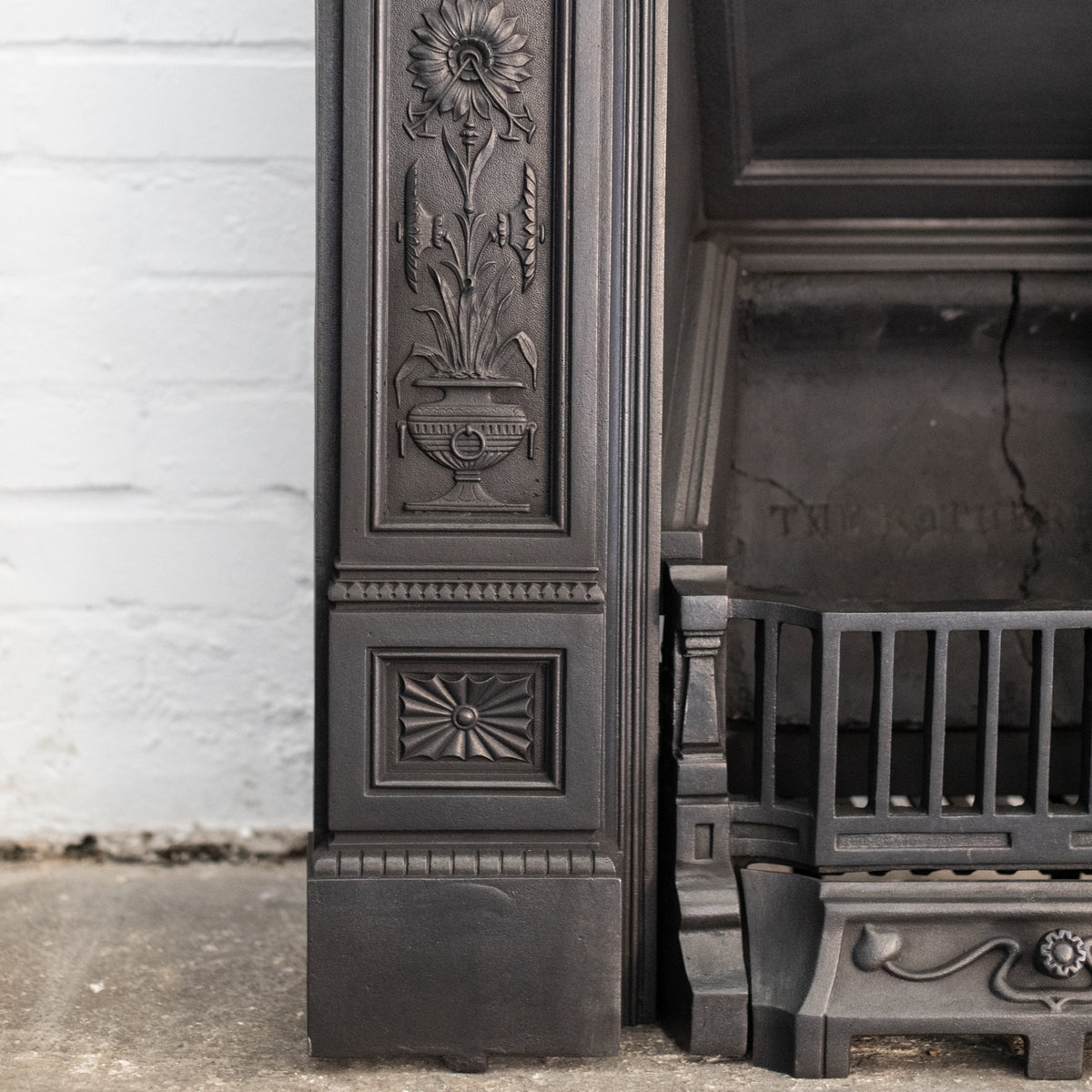 Antique Cast Iron Combination Fireplace | The Architectural Forum
