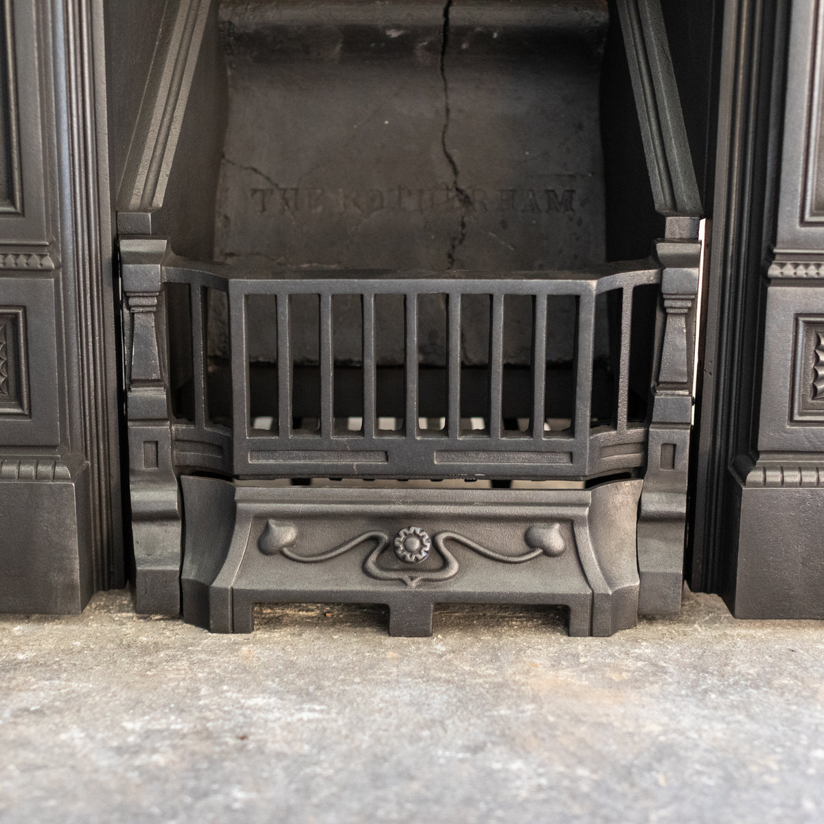 Antique Cast Iron Combination Fireplace | The Architectural Forum