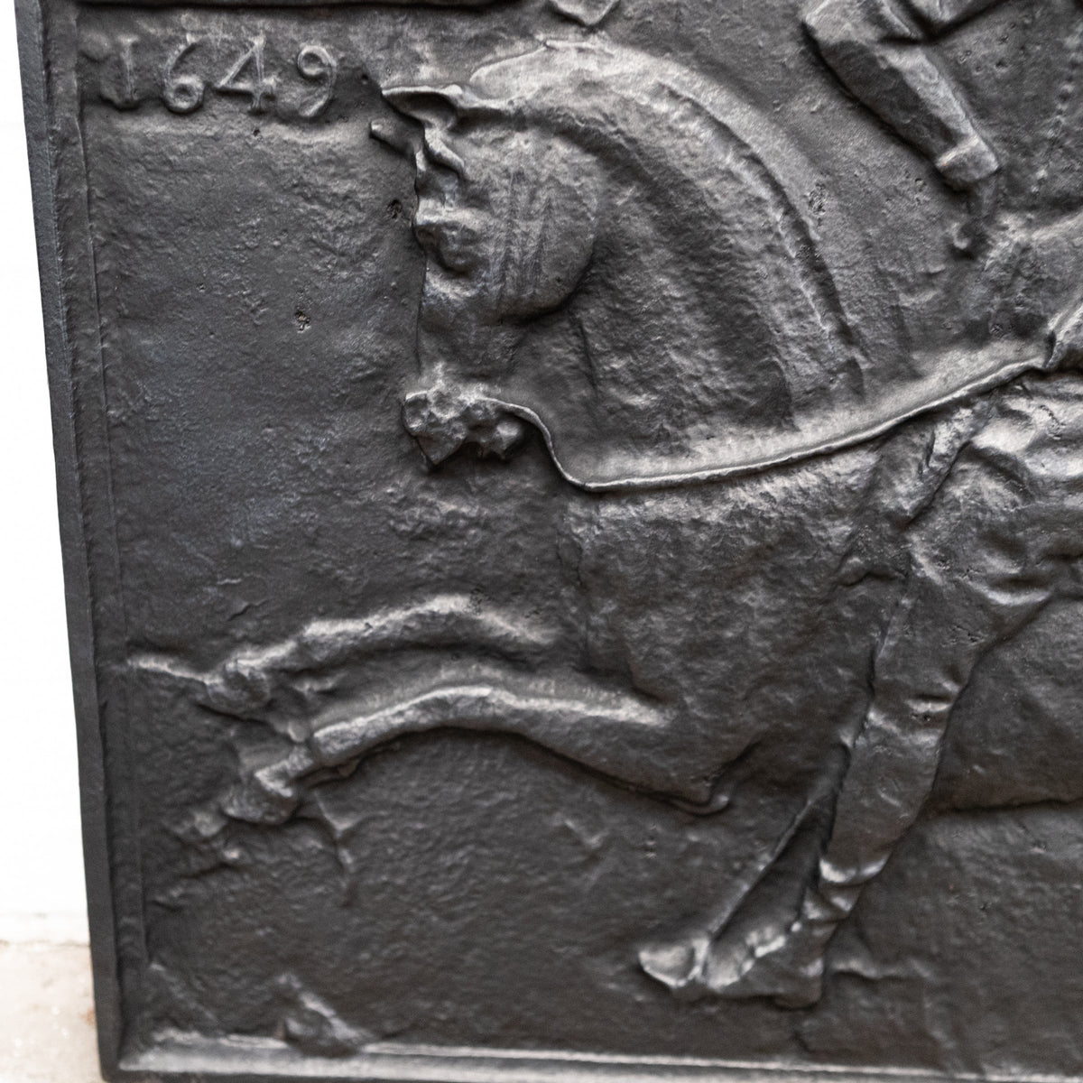 Reclaimed Carron Foundry Cast Iron Fireback (2 Available) | The Architectural Forum